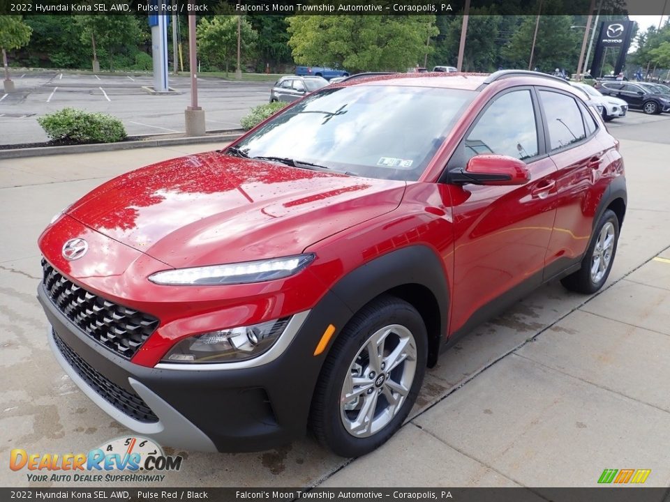 2022 Hyundai Kona SEL AWD Pulse Red / Black Photo #7