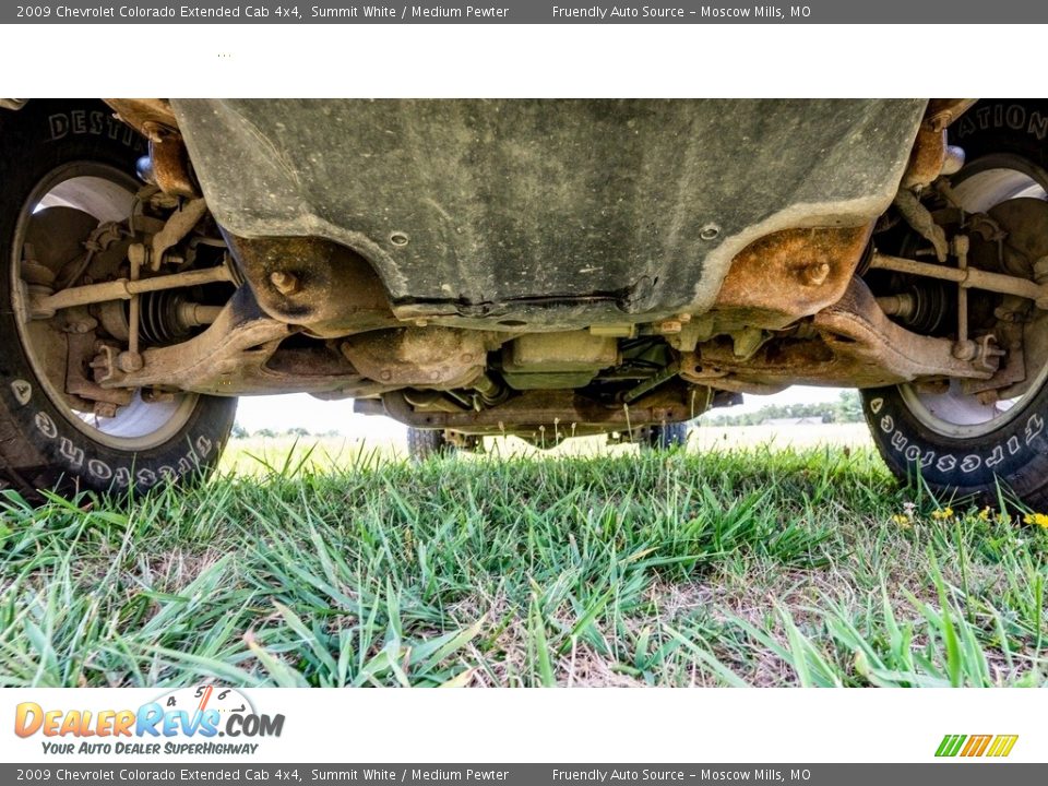 2009 Chevrolet Colorado Extended Cab 4x4 Summit White / Medium Pewter Photo #10