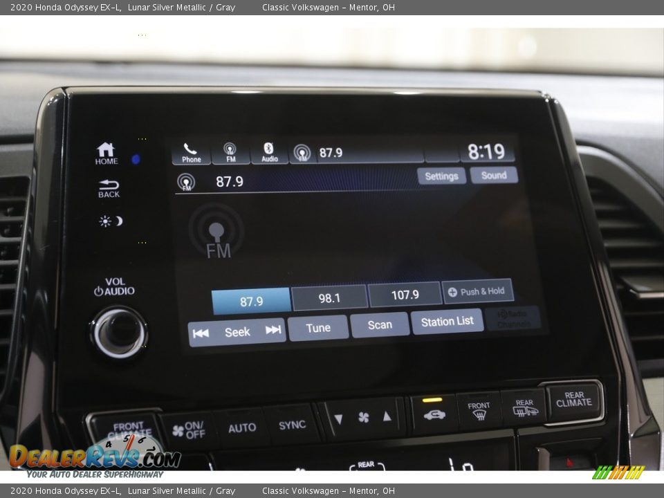 2020 Honda Odyssey EX-L Lunar Silver Metallic / Gray Photo #10