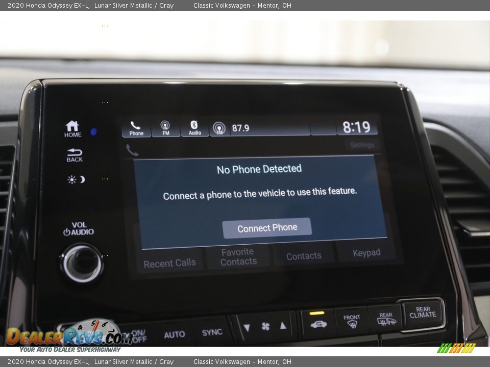 2020 Honda Odyssey EX-L Lunar Silver Metallic / Gray Photo #11