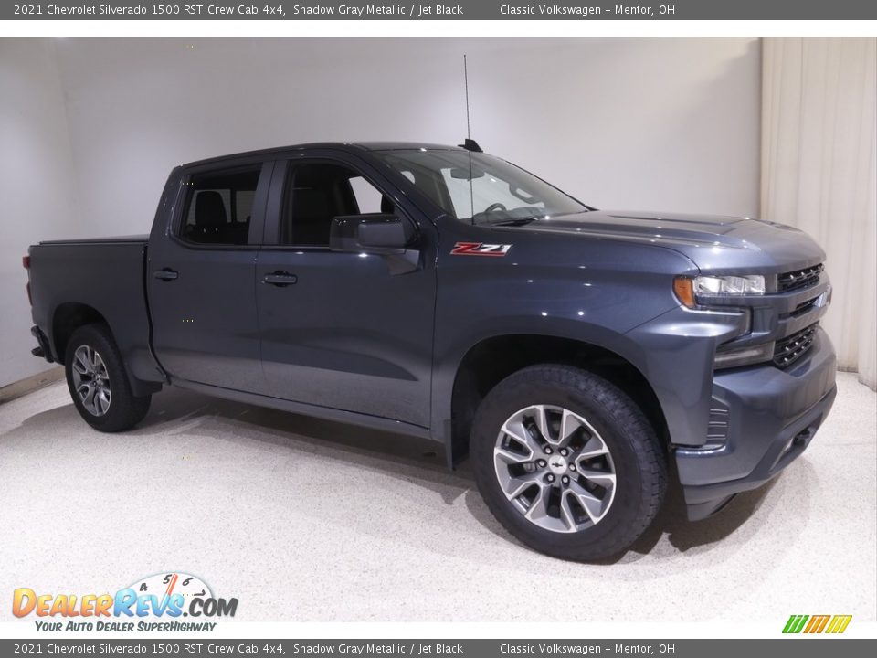 2021 Chevrolet Silverado 1500 RST Crew Cab 4x4 Shadow Gray Metallic / Jet Black Photo #1