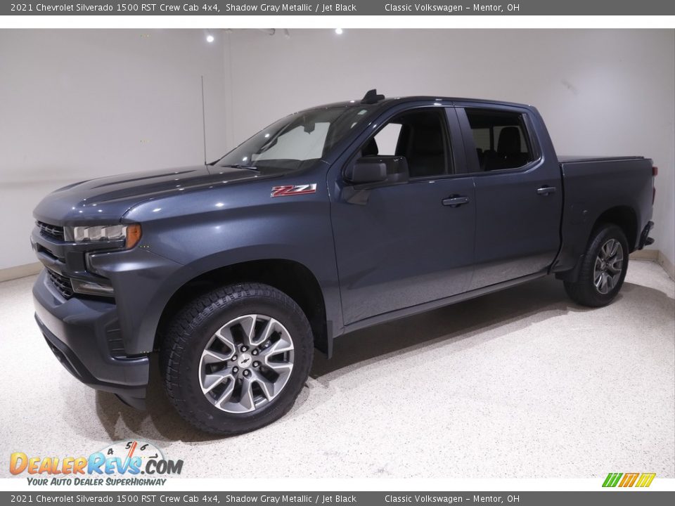 2021 Chevrolet Silverado 1500 RST Crew Cab 4x4 Shadow Gray Metallic / Jet Black Photo #3
