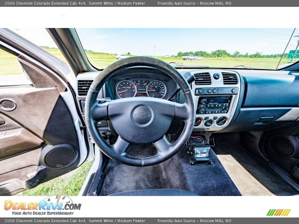 2009 Chevrolet Colorado Extended Cab 4x4 Summit White / Medium Pewter Photo #25