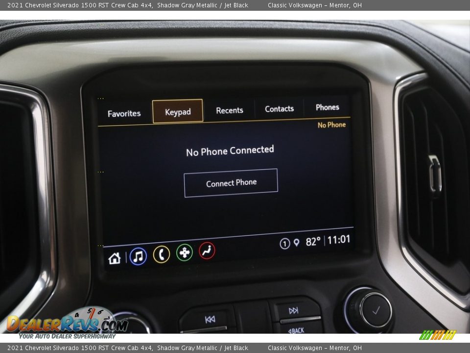 2021 Chevrolet Silverado 1500 RST Crew Cab 4x4 Shadow Gray Metallic / Jet Black Photo #12