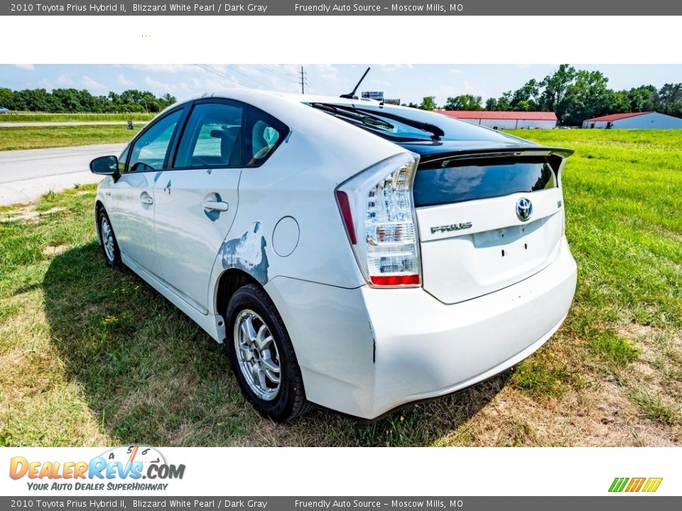 2010 Toyota Prius Hybrid II Blizzard White Pearl / Dark Gray Photo #6