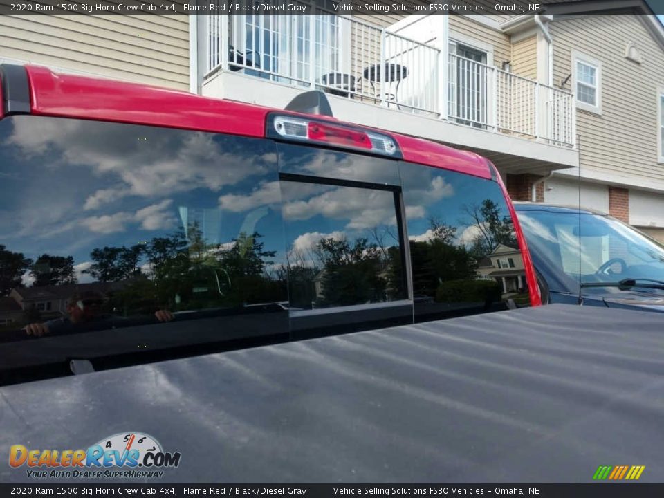2020 Ram 1500 Big Horn Crew Cab 4x4 Flame Red / Black/Diesel Gray Photo #17