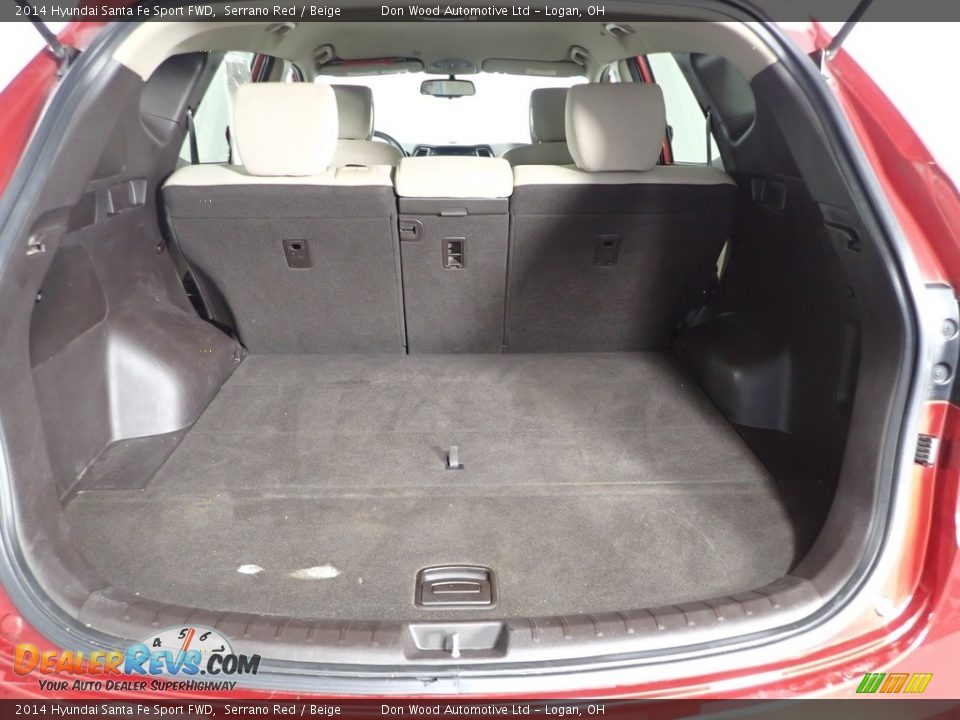 2014 Hyundai Santa Fe Sport FWD Serrano Red / Beige Photo #7