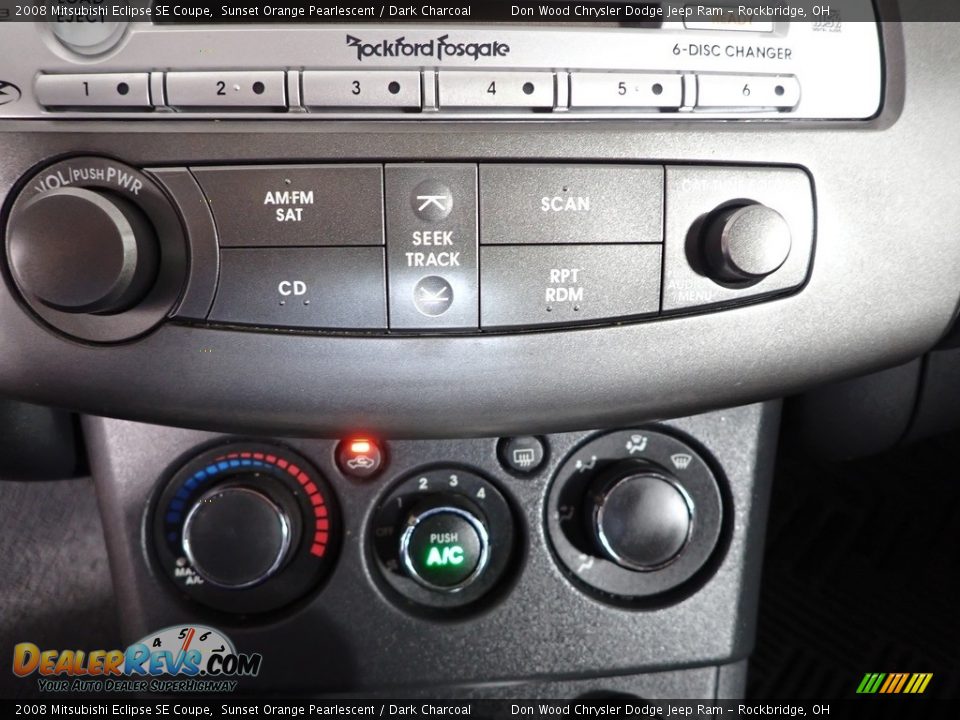 Controls of 2008 Mitsubishi Eclipse SE Coupe Photo #18