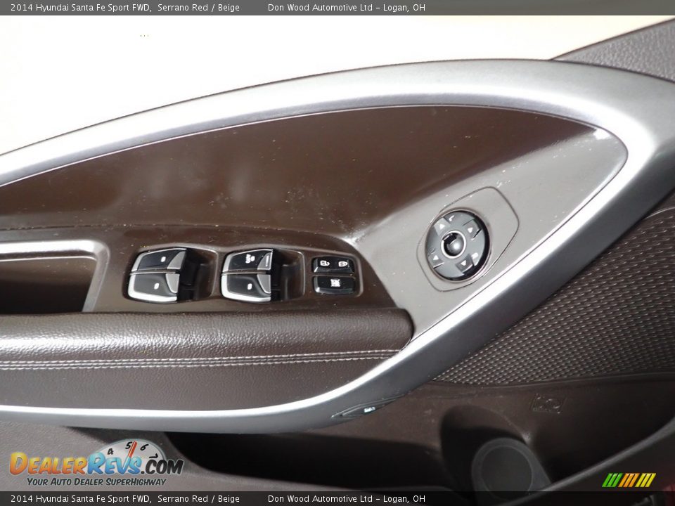 2014 Hyundai Santa Fe Sport FWD Serrano Red / Beige Photo #10