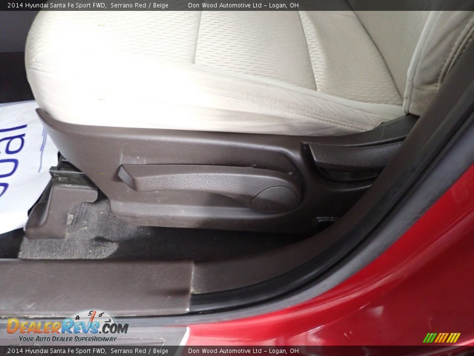 2014 Hyundai Santa Fe Sport FWD Serrano Red / Beige Photo #11