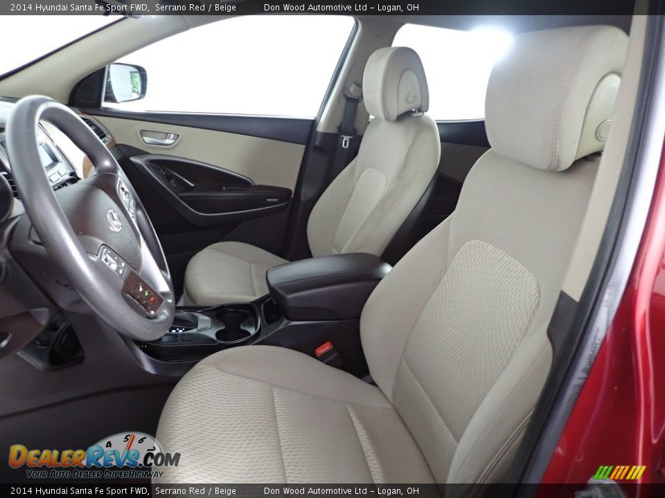 2014 Hyundai Santa Fe Sport FWD Serrano Red / Beige Photo #12