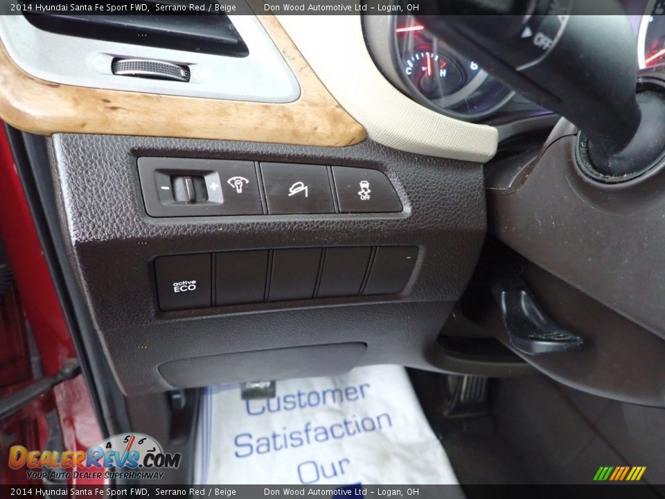 2014 Hyundai Santa Fe Sport FWD Serrano Red / Beige Photo #13