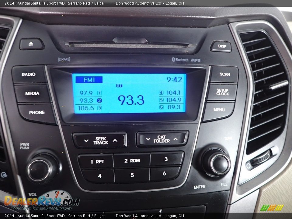 2014 Hyundai Santa Fe Sport FWD Serrano Red / Beige Photo #17