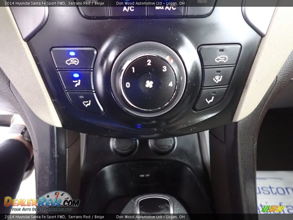 2014 Hyundai Santa Fe Sport FWD Serrano Red / Beige Photo #19