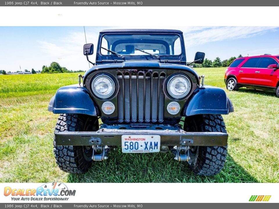 Black 1986 Jeep CJ7 4x4 Photo #9