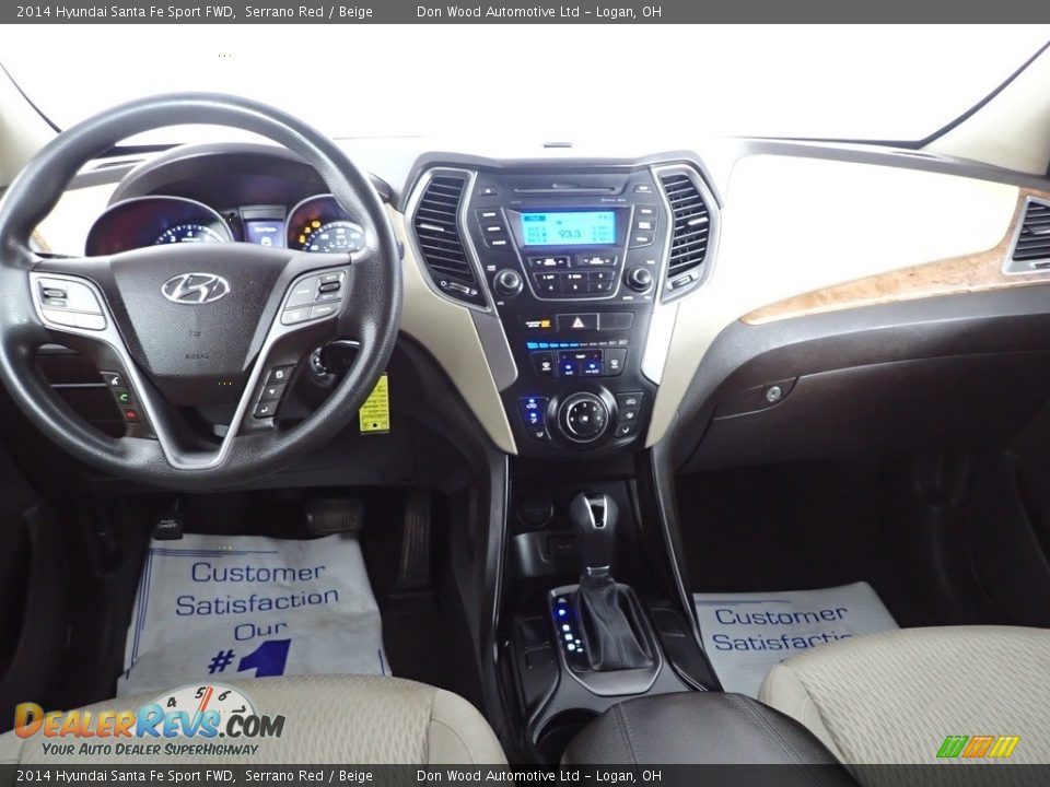 2014 Hyundai Santa Fe Sport FWD Serrano Red / Beige Photo #24