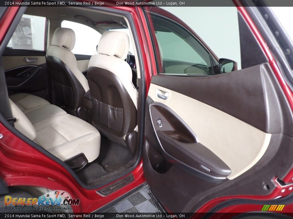 2014 Hyundai Santa Fe Sport FWD Serrano Red / Beige Photo #27