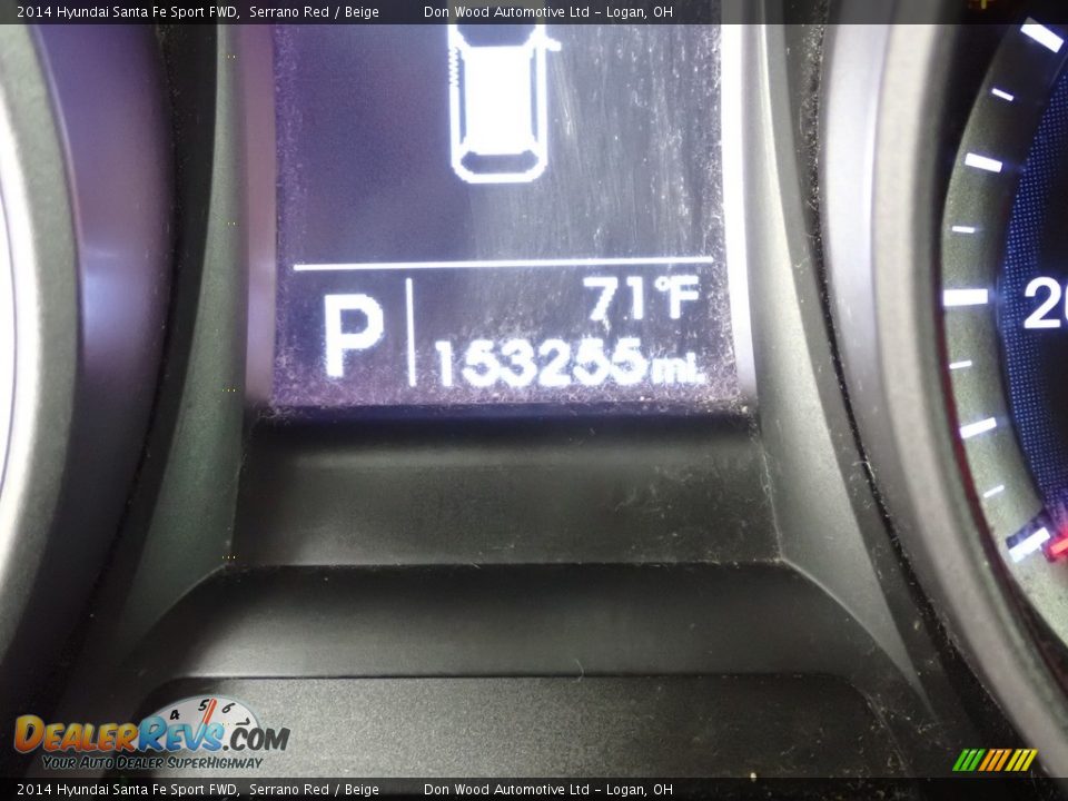 2014 Hyundai Santa Fe Sport FWD Serrano Red / Beige Photo #30