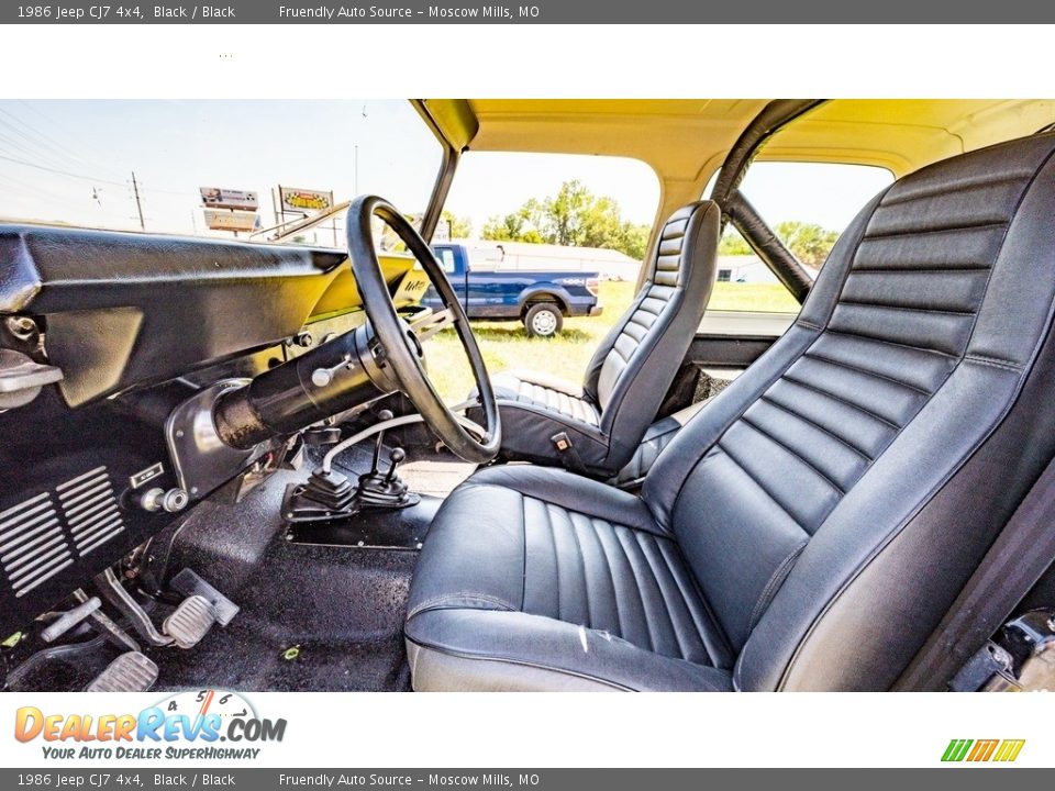 Front Seat of 1986 Jeep CJ7 4x4 Photo #18