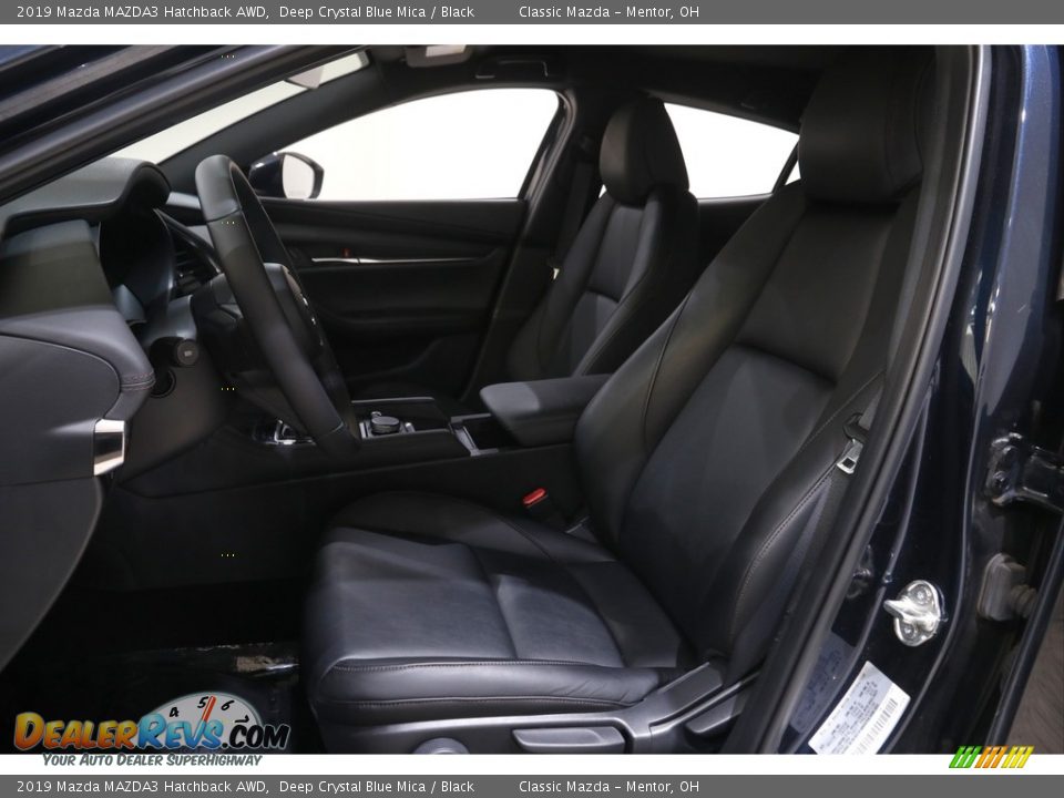 2019 Mazda MAZDA3 Hatchback AWD Deep Crystal Blue Mica / Black Photo #5