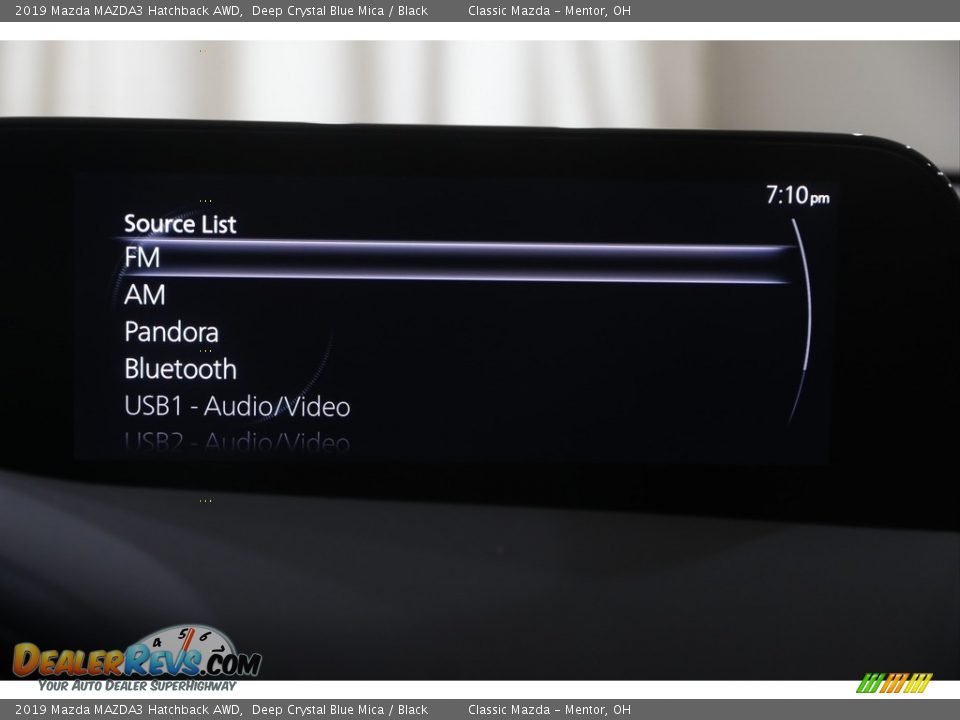 2019 Mazda MAZDA3 Hatchback AWD Deep Crystal Blue Mica / Black Photo #11