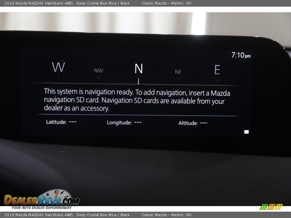2019 Mazda MAZDA3 Hatchback AWD Deep Crystal Blue Mica / Black Photo #12