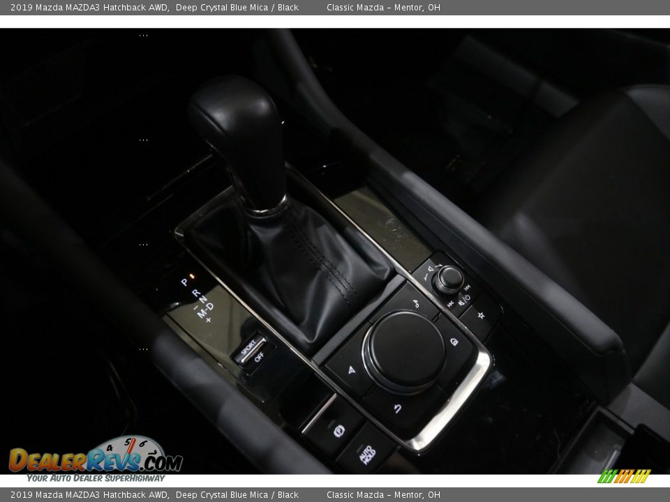 2019 Mazda MAZDA3 Hatchback AWD Deep Crystal Blue Mica / Black Photo #15