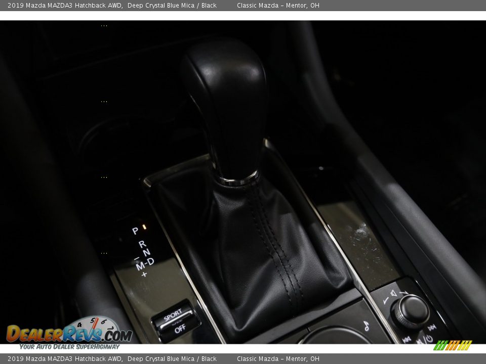2019 Mazda MAZDA3 Hatchback AWD Deep Crystal Blue Mica / Black Photo #16
