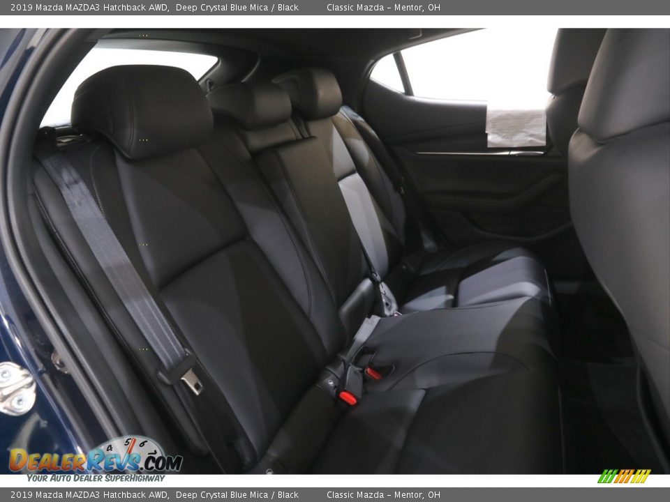 2019 Mazda MAZDA3 Hatchback AWD Deep Crystal Blue Mica / Black Photo #20