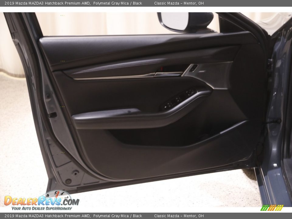 2019 Mazda MAZDA3 Hatchback Premium AWD Polymetal Gray Mica / Black Photo #4