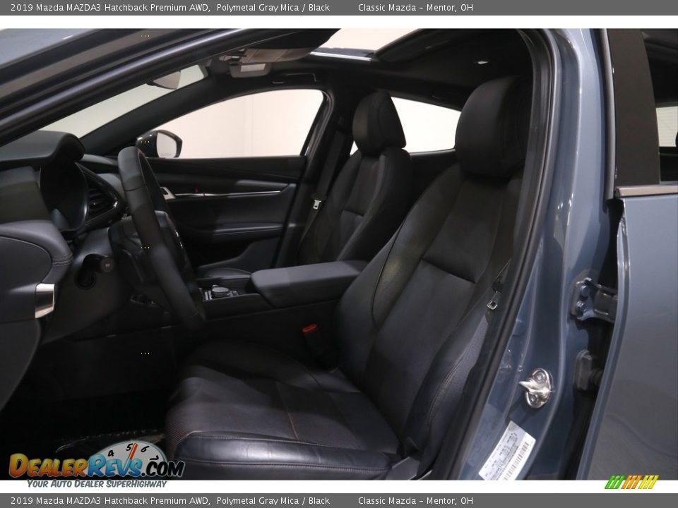 2019 Mazda MAZDA3 Hatchback Premium AWD Polymetal Gray Mica / Black Photo #5