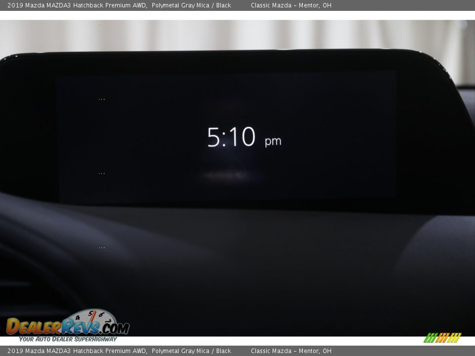 2019 Mazda MAZDA3 Hatchback Premium AWD Polymetal Gray Mica / Black Photo #9