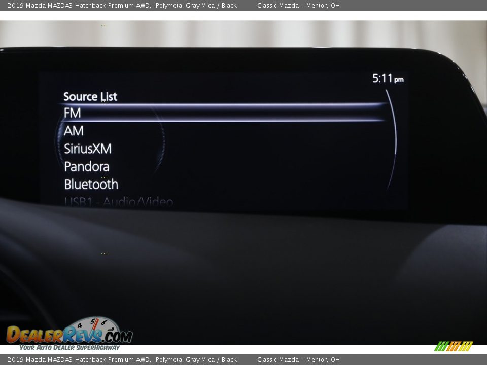 2019 Mazda MAZDA3 Hatchback Premium AWD Polymetal Gray Mica / Black Photo #12