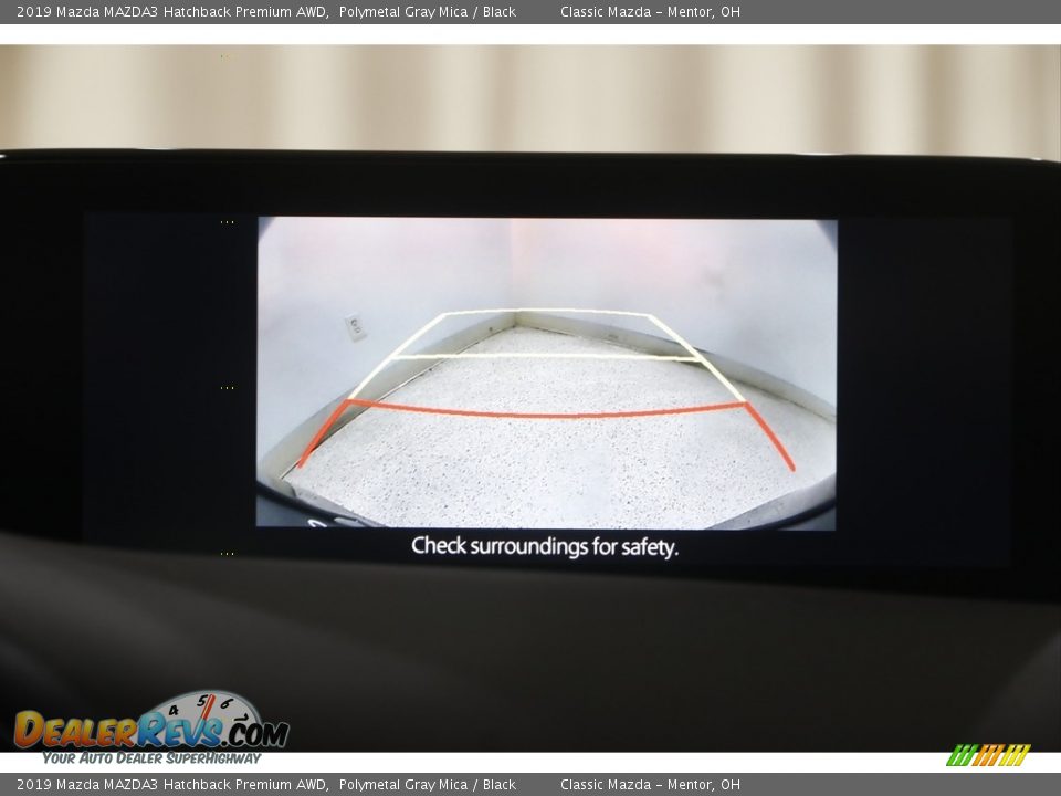 2019 Mazda MAZDA3 Hatchback Premium AWD Polymetal Gray Mica / Black Photo #13