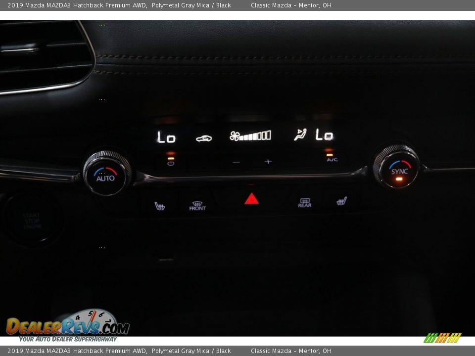 2019 Mazda MAZDA3 Hatchback Premium AWD Polymetal Gray Mica / Black Photo #16