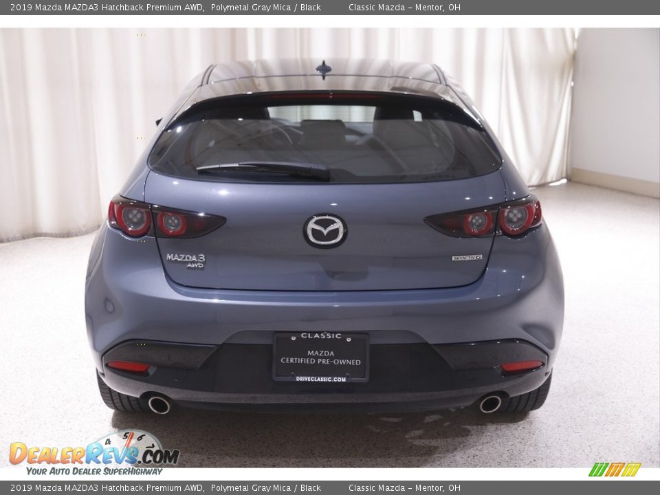 2019 Mazda MAZDA3 Hatchback Premium AWD Polymetal Gray Mica / Black Photo #20