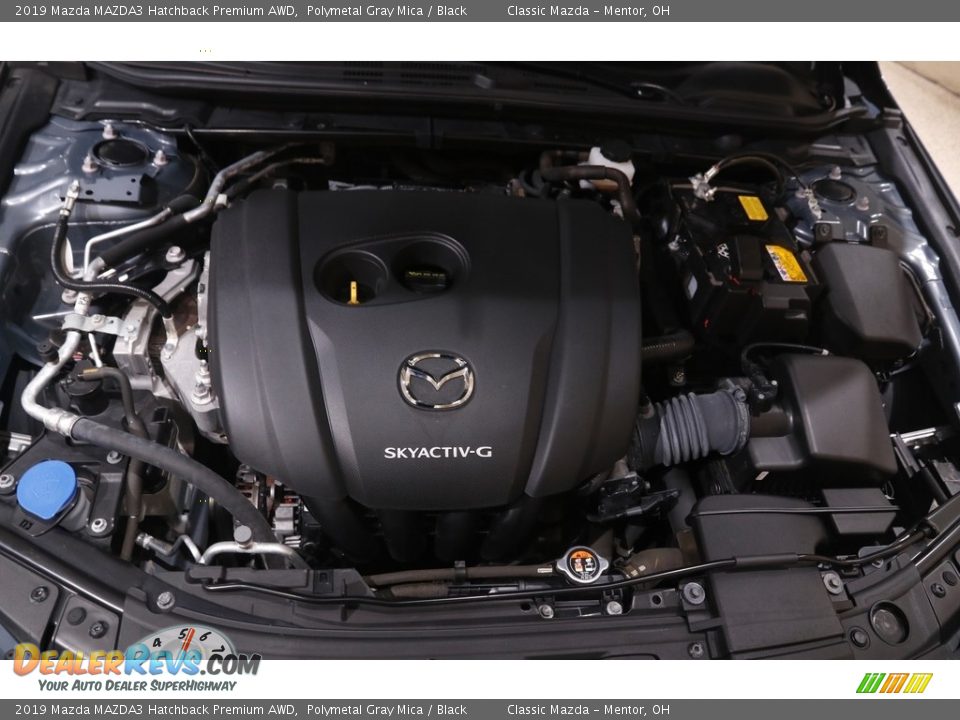 2019 Mazda MAZDA3 Hatchback Premium AWD Polymetal Gray Mica / Black Photo #21
