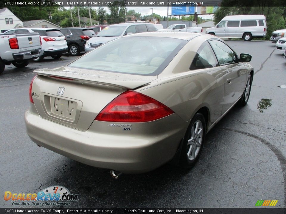 2003 Honda Accord EX V6 Coupe Desert Mist Metallic / Ivory Photo #4