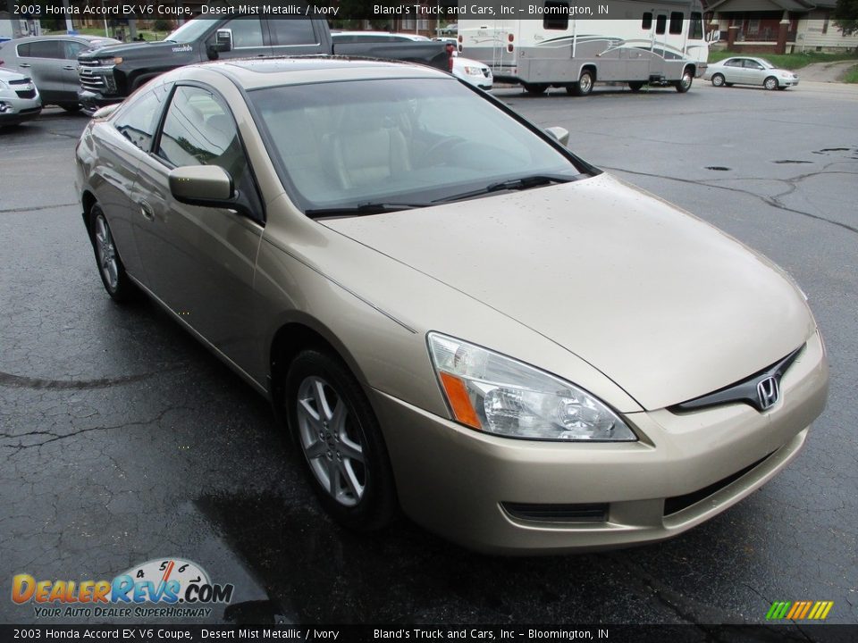 2003 Honda Accord EX V6 Coupe Desert Mist Metallic / Ivory Photo #5