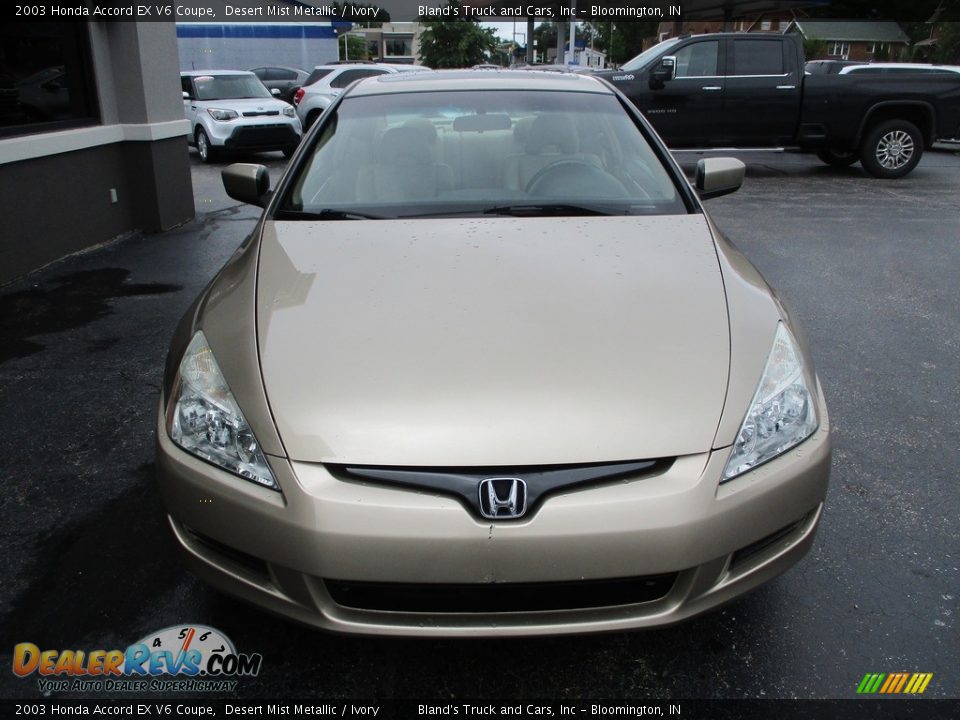 2003 Honda Accord EX V6 Coupe Desert Mist Metallic / Ivory Photo #21