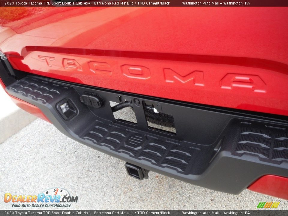 2020 Toyota Tacoma TRD Sport Double Cab 4x4 Barcelona Red Metallic / TRD Cement/Black Photo #19