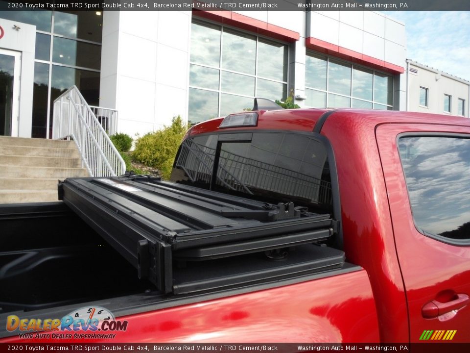 2020 Toyota Tacoma TRD Sport Double Cab 4x4 Barcelona Red Metallic / TRD Cement/Black Photo #22