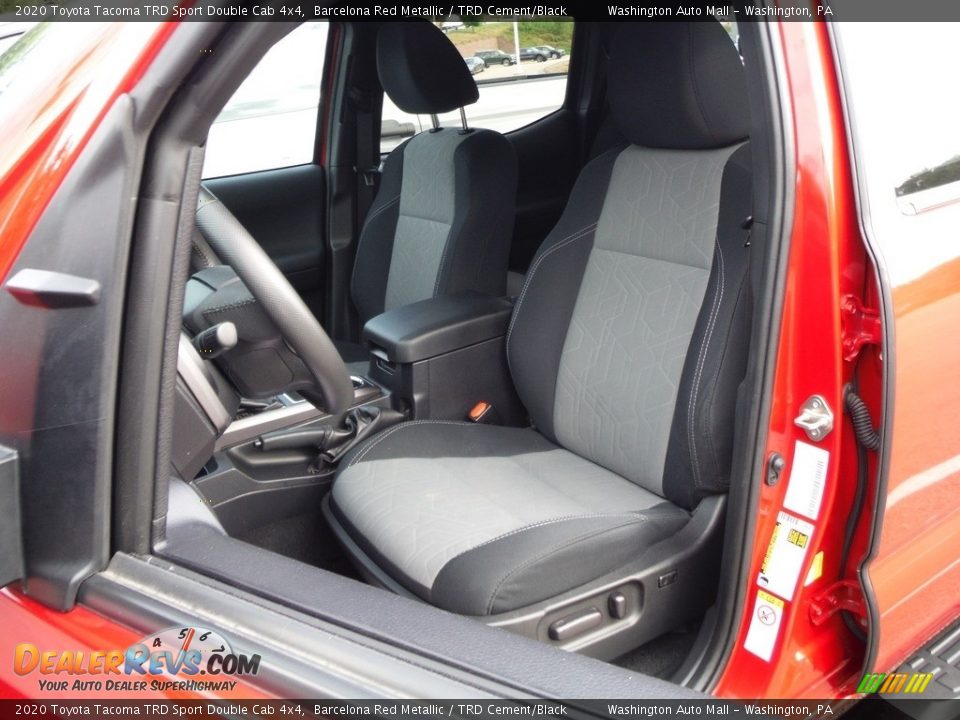 2020 Toyota Tacoma TRD Sport Double Cab 4x4 Barcelona Red Metallic / TRD Cement/Black Photo #26