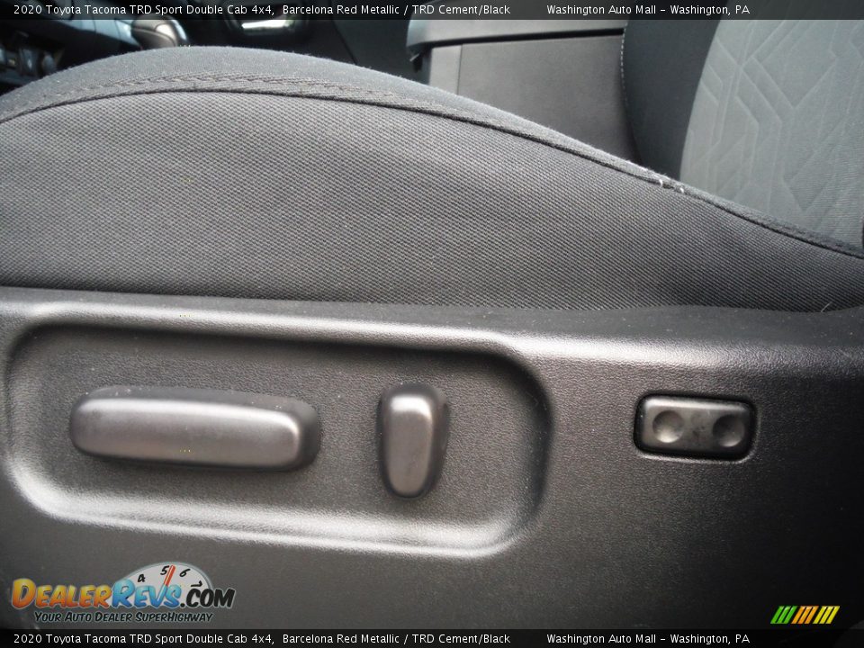 2020 Toyota Tacoma TRD Sport Double Cab 4x4 Barcelona Red Metallic / TRD Cement/Black Photo #27