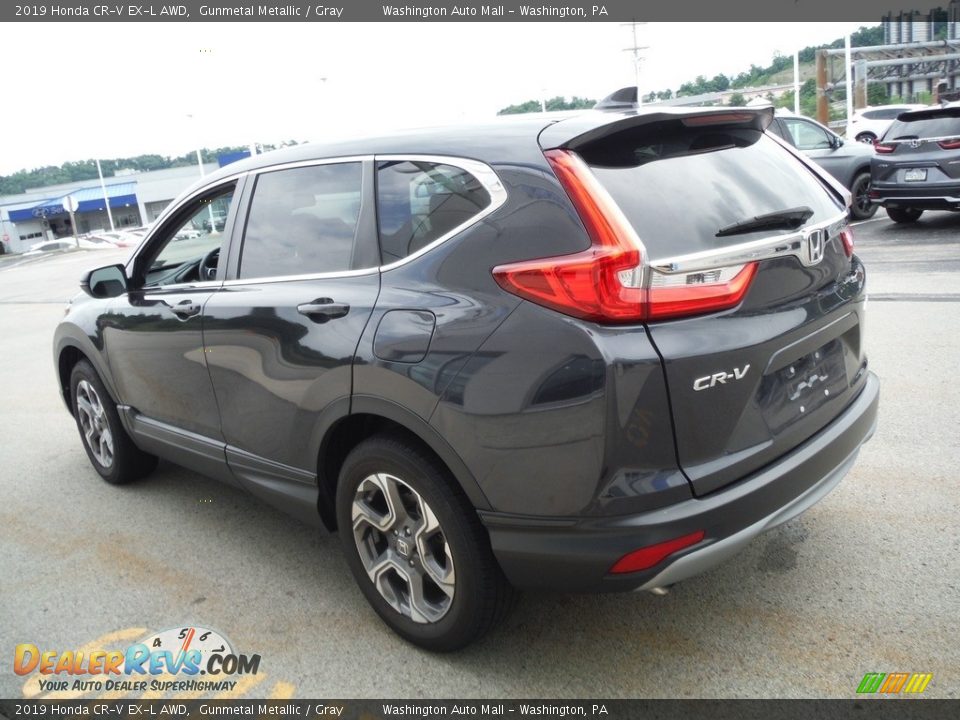 2019 Honda CR-V EX-L AWD Gunmetal Metallic / Gray Photo #8