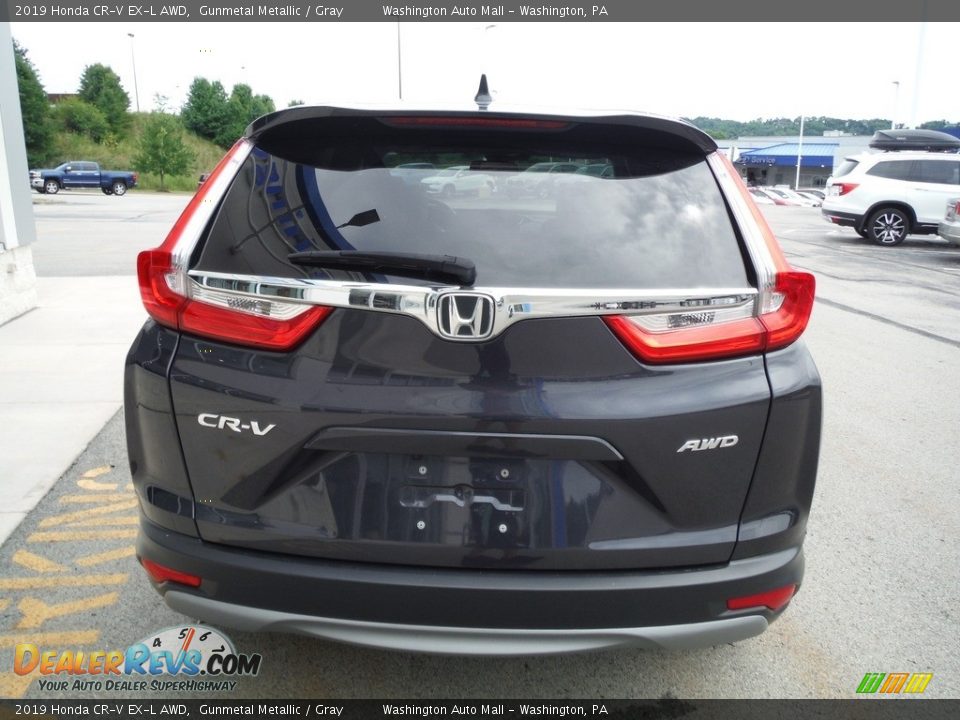 2019 Honda CR-V EX-L AWD Gunmetal Metallic / Gray Photo #9