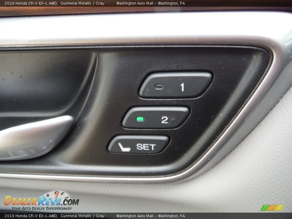 2019 Honda CR-V EX-L AWD Gunmetal Metallic / Gray Photo #17