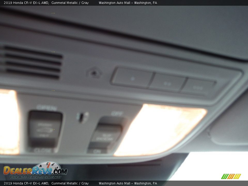 2019 Honda CR-V EX-L AWD Gunmetal Metallic / Gray Photo #20