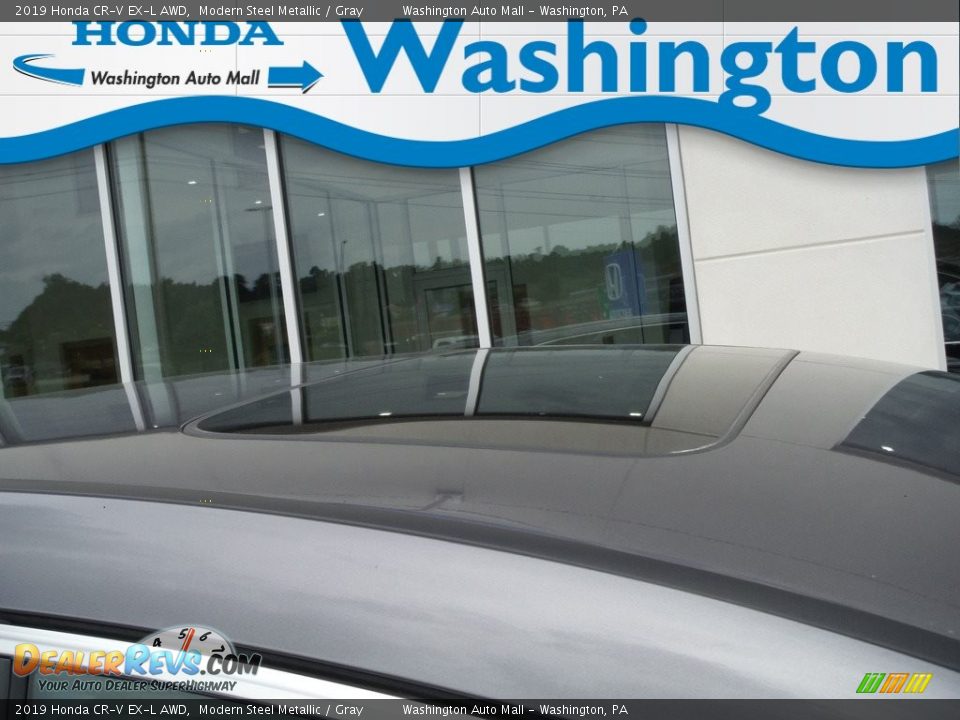 2019 Honda CR-V EX-L AWD Modern Steel Metallic / Gray Photo #4