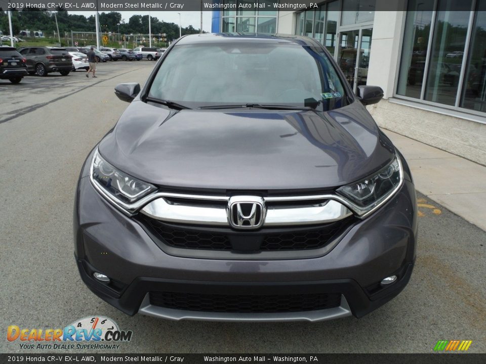 2019 Honda CR-V EX-L AWD Modern Steel Metallic / Gray Photo #5